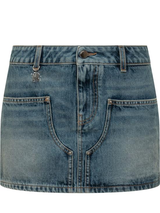 26SS 아미리 스커트 AWBMSK1018 919 CLASSIC ANTIQUE INDIGO