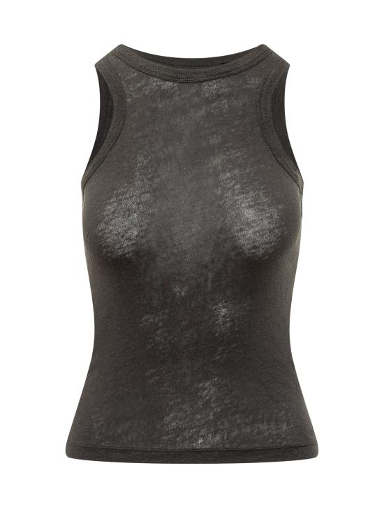 26SS 이로 반팔 티셔츠 26SWM19SAFRINA BLA0126S BLACK