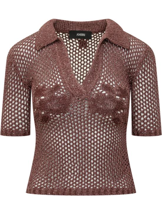 26SS 아미리 폴로 티셔츠 AWTOKN1029 253 TOBACCO