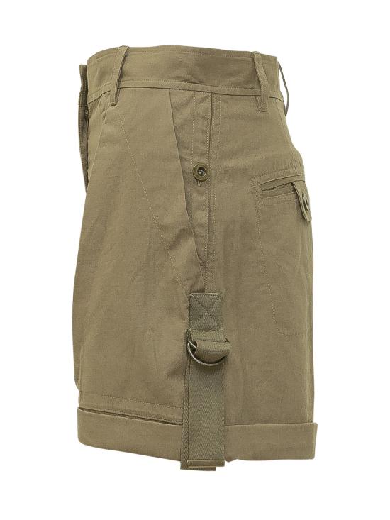 26SS 이자벨마랑 숏팬츠 26ESH0321FAD2E03I 67KI KHAKI - ISABEL MARANT