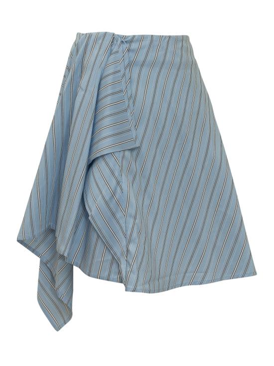 26SS 이로 스커트 26SWM31UTALIA MUL8126S BLUE LEFT BANK STRIPE - IRO