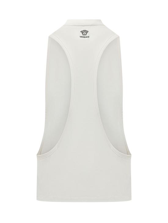 26SS 베르사체 반팔 티셔츠 10245131A17888 1W000 OPTICAL WHITE - VERSACE