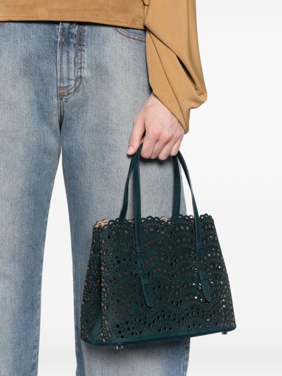 26SS 알라이아 토트백 AA1S06725CA322 A53 Blu - ALAIA