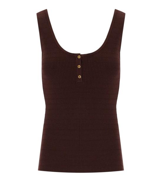 26SS 엘리자베타프랜치 민소매 티셔츠 TK75B61E2 644 40 Brown