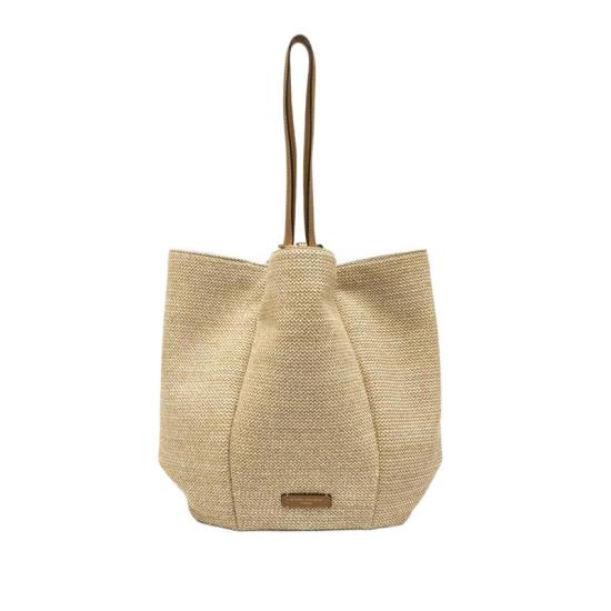 26SS 지아니 끼아리니 토트백 BS12181 TWISTLS2436 BEIGE