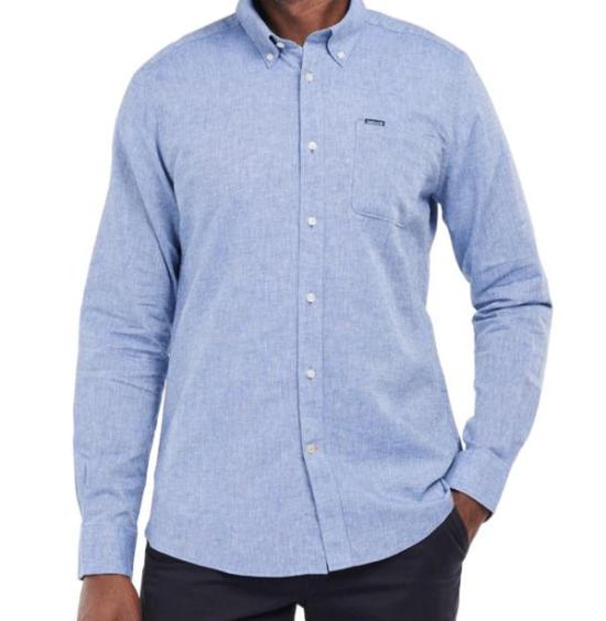 26SS 바버 셔츠 MSH5090MSH BL33 BLU