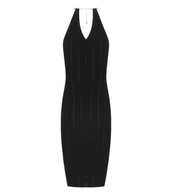 26SS 엘리자베타프랜치 숏 원피스 AM16S61E2 110 38 Black - ELISABETTA FRANCHI