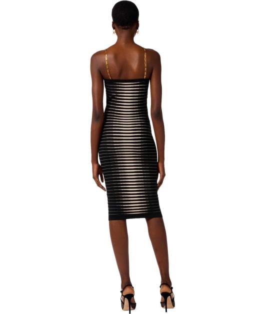 26SS 엘리자베타프랜치 숏 원피스 AM99S61E2 685 40 Black - ELISABETTA FRANCHI