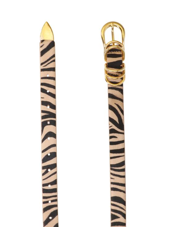 26SS 데한체 벨트 HOLLY ANG NEUTRAL ZEBRA GOLD Beige - DEHANCHE
