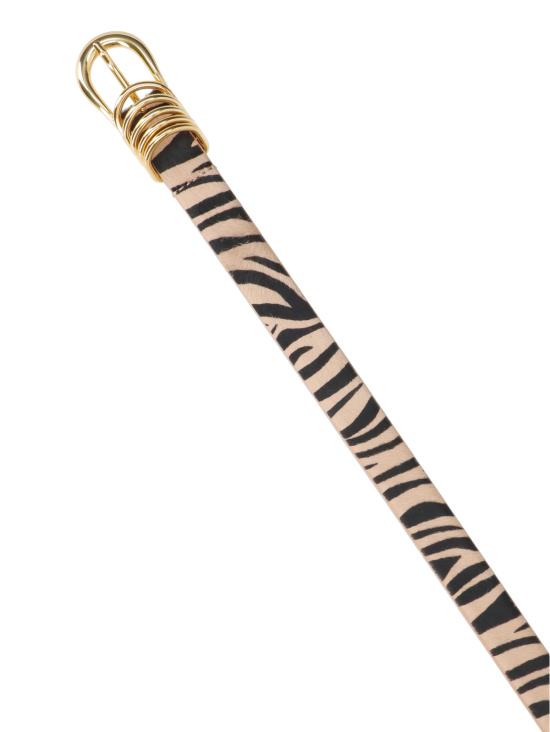 26SS 데한체 벨트 HOLLY ANG NEUTRAL ZEBRA GOLD Beige - DEHANCHE