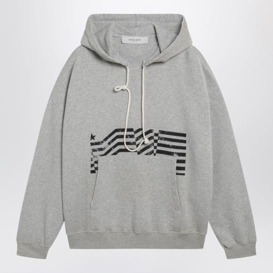 26SS 골든구스 후드 티셔츠 GUP02545P002381 Grey