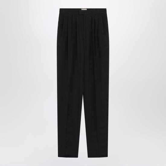 26SS 생로랑 스트레이트 팬츠 856580Y6J78 Black