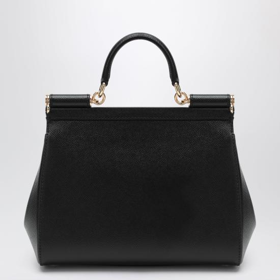 26SS 돌체앤가바나 라지 시실리 핸드백 BB6002B1001 Black - DOLCE & GABBANA