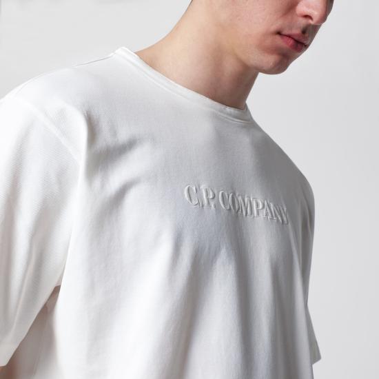 26SS 씨피 컴퍼니 반팔 티셔츠 20CMTS287A006263G White - C.P. COMPANY