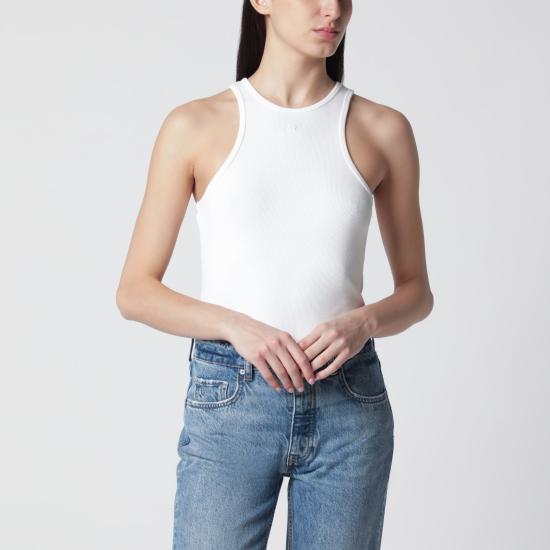 26SS 애니빙 민소매 티셔츠 A 08 12206VI White