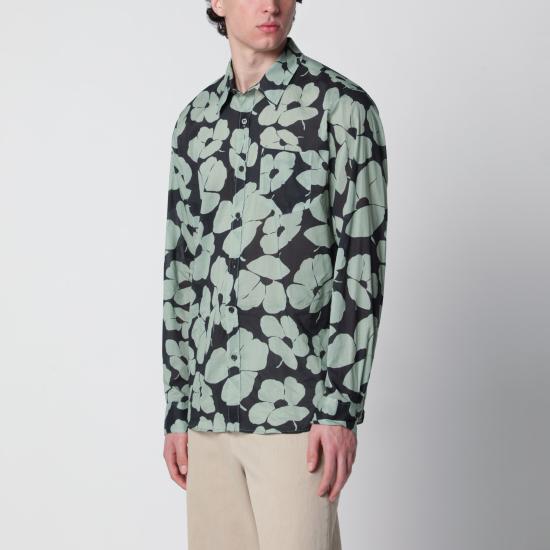 26SS 드리스 반 노튼 긴팔 셔츠 207023069 Green