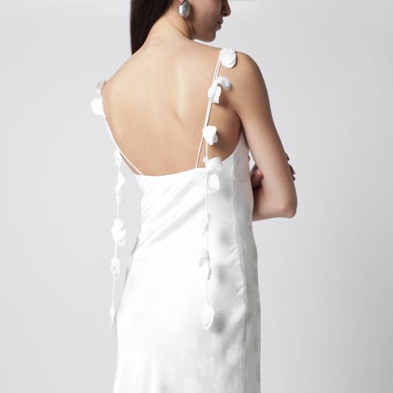 26SS 로테이트 바이 크리스텐슨 롱 원피스 115728857PL White - ROTATE BY BIRGERCHRISTENSEN