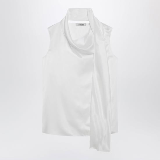 26SS 에스막스마라 민소매 티셔츠 SMMDRYVI White