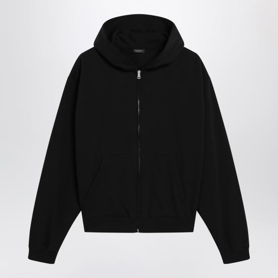 26SS 구찌 로고 프린트 캐시미어 블렌드 집 자켓 864623XJHT8 Black