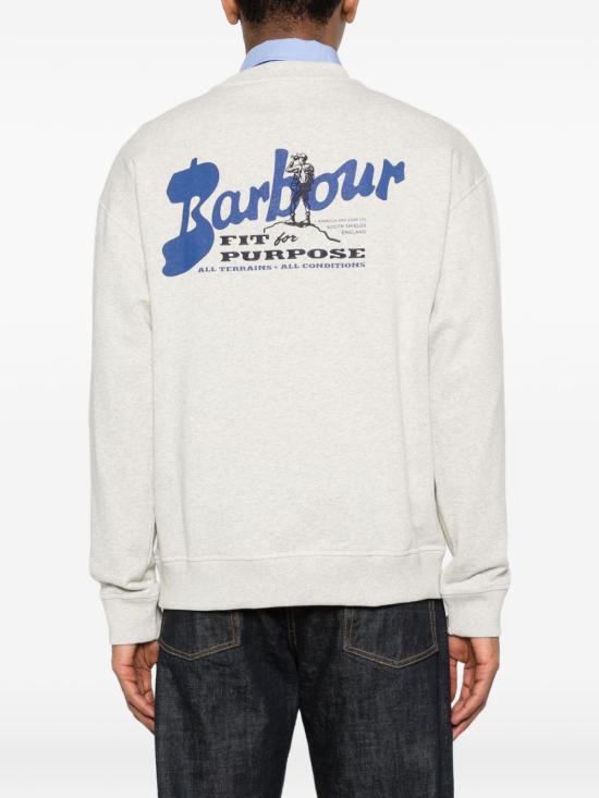 26SS 바버 긴팔 티셔츠 MOL0740 BE54 White - BARBOUR