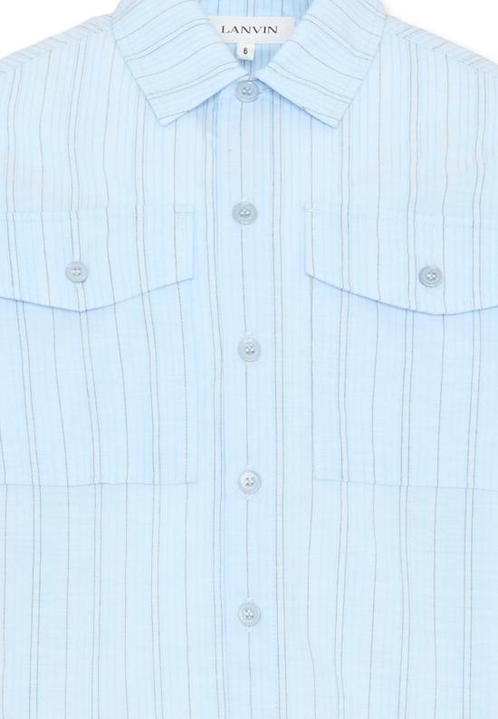 26SS [키즈] 랑방 탑 N30365 79L LIGHT BLUE - LANVIN