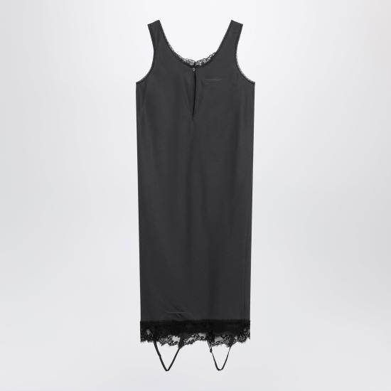26SS MM6 메종마르지엘라 미러드 레이스 슬립 드레스 S52DD0075M35731 Grey - MM6 MAISON MARGIELA