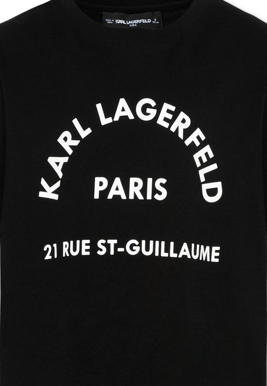 25SS [키즈] 칼라거펠트 티셔츠 Z30439 09B BLACK - KARL LAGERFELD