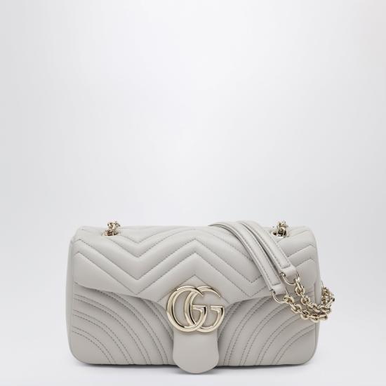 26SS 구찌 GG 마몽 미디엄 숄더백 837267AAE38 Grey