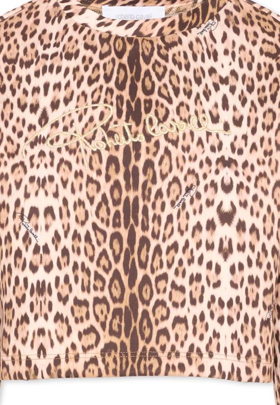 26SS [키즈] Roberto cavalli kids 니트/스웻셔츠 CGP26086FE MACULA NEW HERITAGE BROWN - OTHER BRANDS