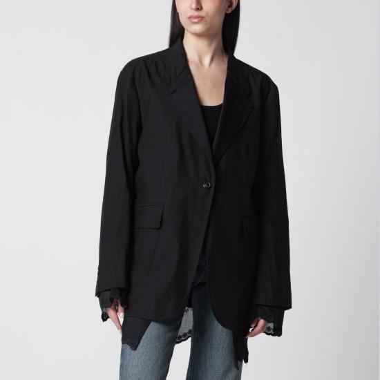 26SS 아워레가시 리버시블 드립 블레이저 W2260RSBPL Black