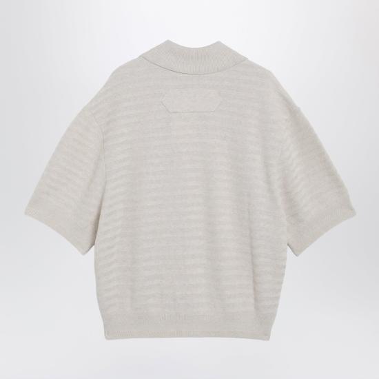 26SS 자크뮈스 폴로 티셔츠 POM00613AK00302 Beige - JACQUEMUS