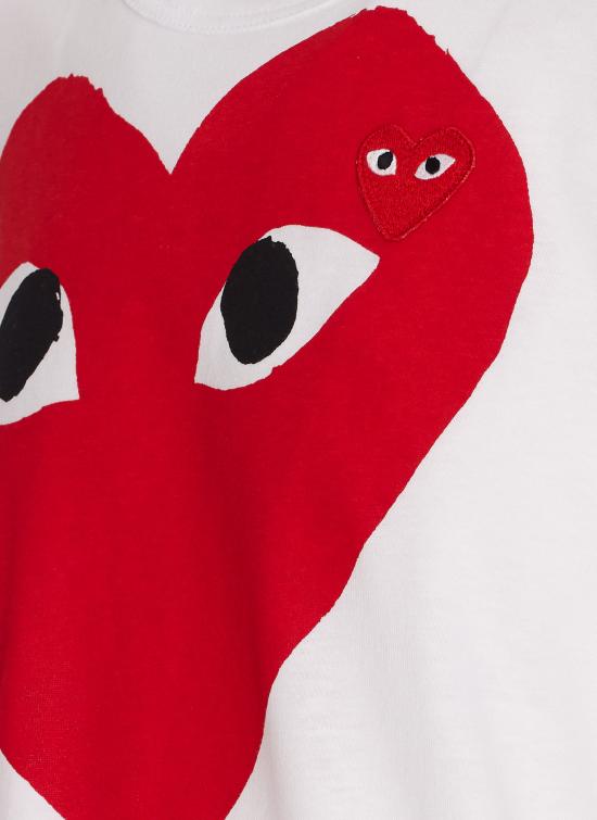 26SS 꼼데가르송 반팔 티셔츠 T026 1 White - COMME DES GARCONS