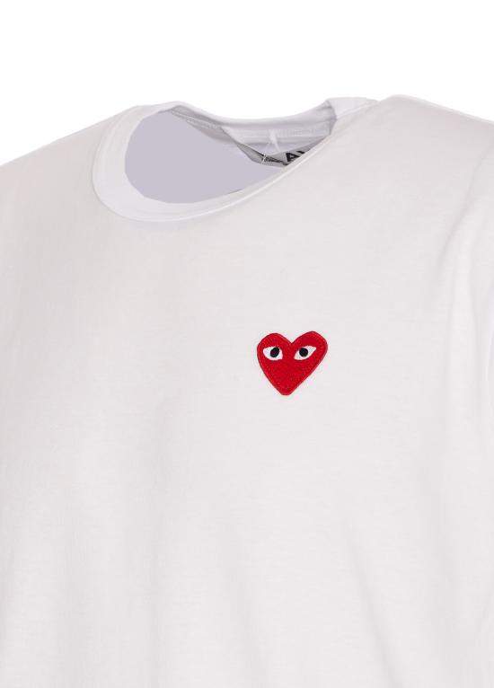 26SS 꼼데가르송 반팔 티셔츠 T034 1 White - COMME DES GARCONS