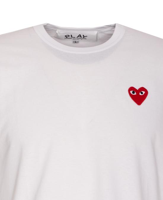 26SS 꼼데가르송 반팔 티셔츠 T034 1 White - COMME DES GARCONS
