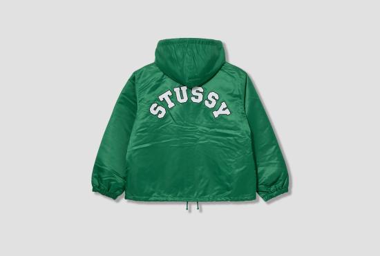 26SS 스투시 자켓 후드 코치 재킷 115909 그린 - STUSSY
