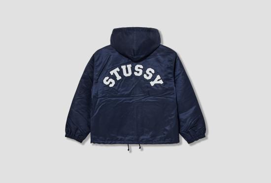 26SS 스투시 자켓 후드 코치 재킷 115909 네이비 - STUSSY