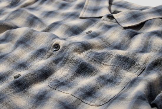 26SS 스투시 셔츠 LIAM SS 체크  1110385 블루 - STUSSY