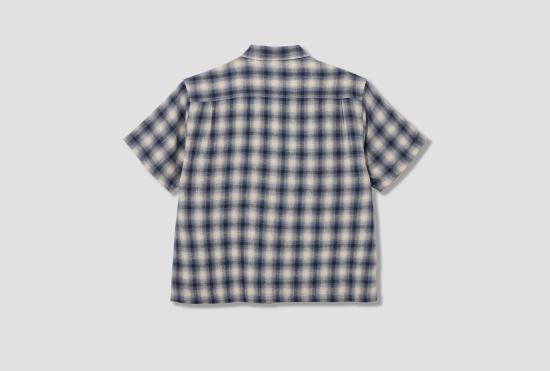 26SS 스투시 셔츠 LIAM SS 체크  1110385 블루 - STUSSY