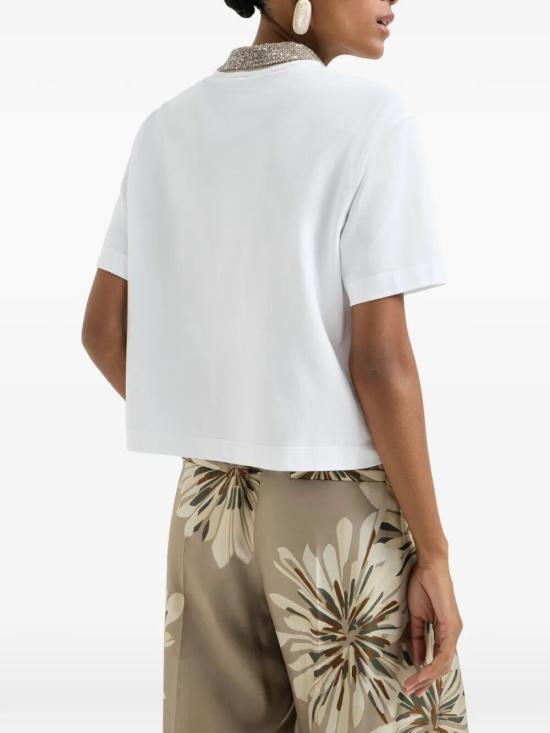 26SS 브루넬로 쿠치넬리 폴로 티셔츠 M0T63EJ105 C6159 BIANCO - BRUNELLO CUCINELLI