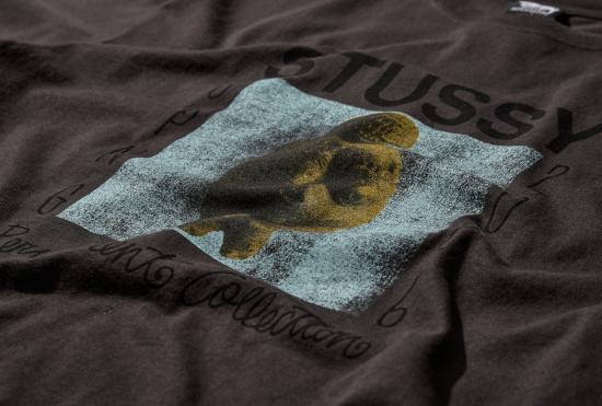 26SS 스투시 반팔 티셔츠 퍼머넌트 컬렉션 피그먼트 염색 티셔츠 1905182 블랙 - STUSSY