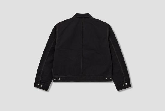 26SS 스투시 자켓 칼라가 있는 작업 재킷 115898 블랙 - STUSSY