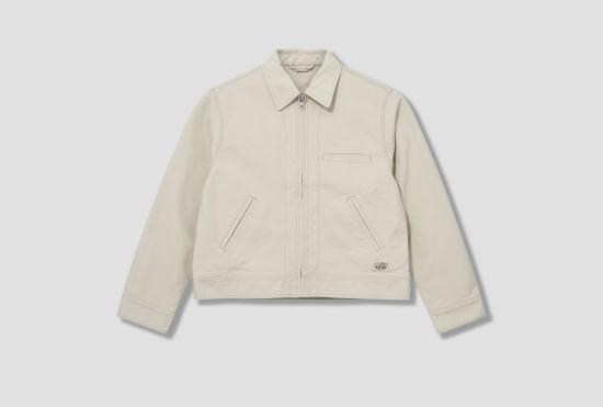 26SS 스투시 자켓 칼라가 있는 작업 재킷 115898 회색