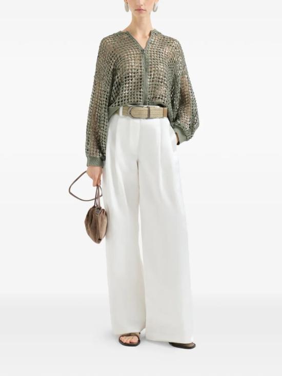 26SS 브루넬로 쿠치넬리 가디건 MCBR11806 C3066 EUCALIPTO - BRUNELLO CUCINELLI