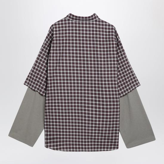 26SS 발렌시아가 긴팔 셔츠 866543TUM17 Red - BALENCIAGA