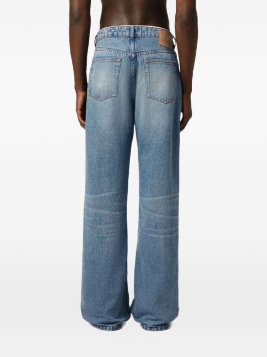 26SS 아미 데님 코튼 라지 핏 진 HTR450 DE0046480 Blue - AMI