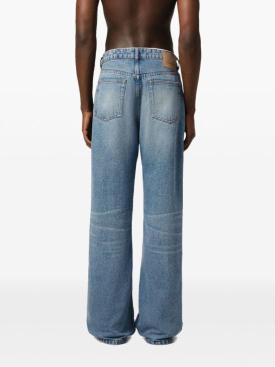 26SS 아미 데님 코튼 라지 핏 진 HTR450 DE0046480 Blue - AMI