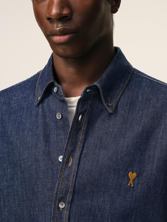 26SS 아미 데님 셔츠 USH786 DE0123402 Blue - AMI