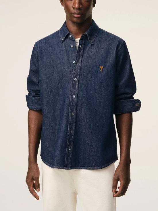 26SS 아미 데님 셔츠 USH786 DE0123402 Blue - AMI