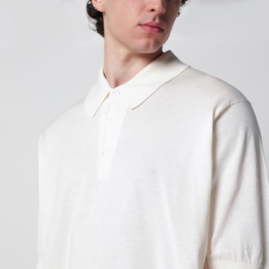 26SS 존스메들리 폴로 티셔츠 ISISCO White - JOHN SMEDLEY