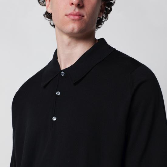 26SS 존스메들리 폴로 티셔츠 FINCHLEYCO Black - JOHN SMEDLEY